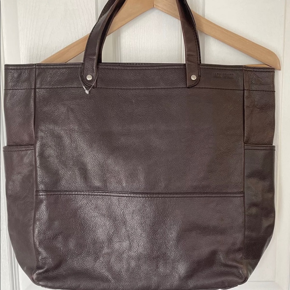 Jack Spade Brown Leather Tote